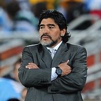 Maradona keeps a level head