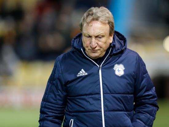Cardiff boss Neil Warnock disappointed with point at Hillsborough