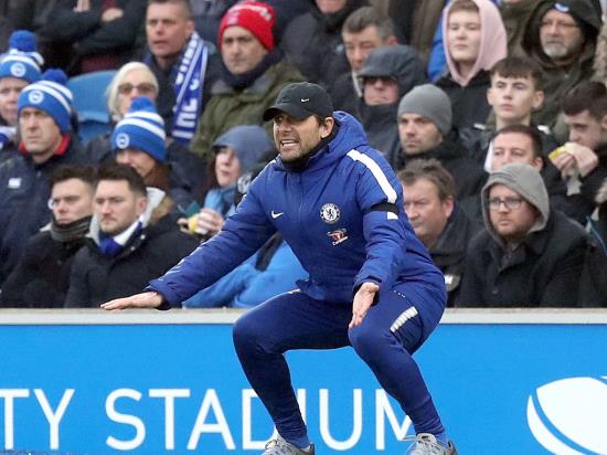 Chelsea boss Conte happy to prove critics wrong with thumping win at Brighton
