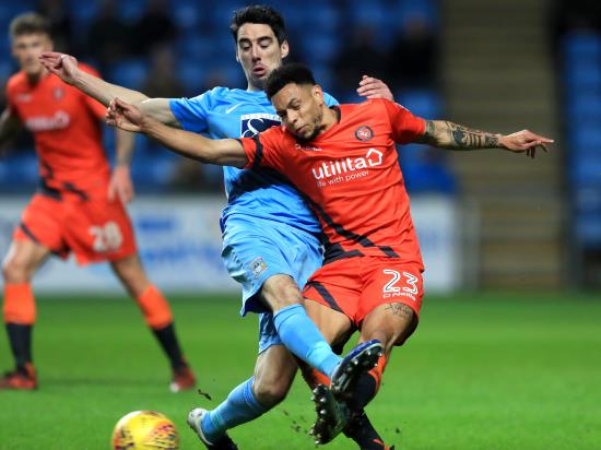 Wycombe striker Tyson delivers knockout blow to leaders Luton