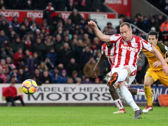 Stoke denied victory as Charlie Adam sees late penalty saved by Mathew Ryan