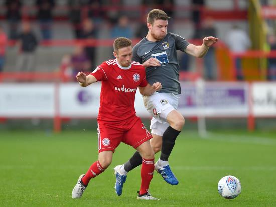 Clark at the double as Accrington sink Coventry