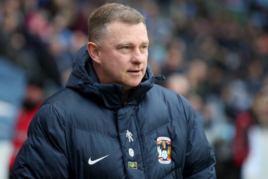 Mark Robins knows Coventry are playing catch up after Accrington defeat