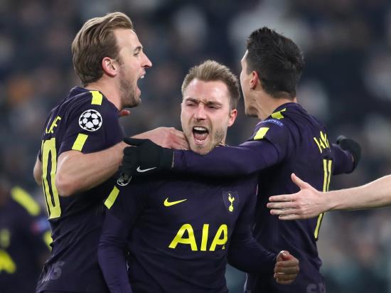 Juventus 2 - 2 Tottenham Hotspur: Tottenham bounce back from horror start to clinch draw at Juventus