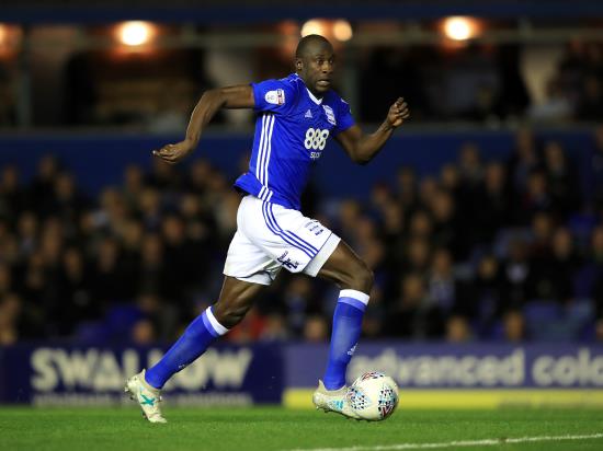 Suspended Cheikh N’Doye to miss Birmingham’s game with Millwall