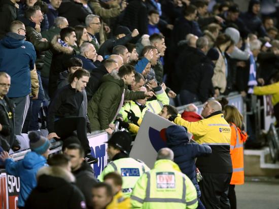 Wigan boss Cook condemns fan clashes in wake of cup shock