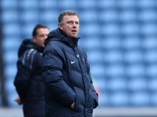 Mark Robins relieved to have three points after Coventry struggle past Barnet