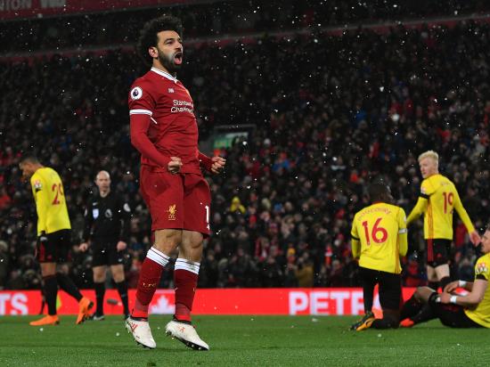 Liverpool 5 - 0 Watford: Super Salah hits four as Liverpool put Watford to the sword