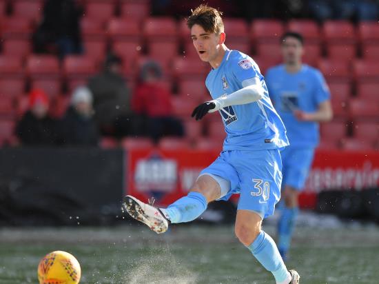 Tom Bayliss should be fit for Coventry’s clash with Grimsby