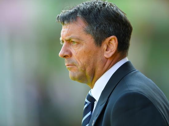 Swindon boss Phil Brown disappointed not to open home account with victory