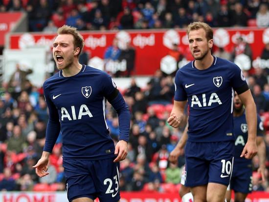 Eriksen helps Spurs to victory at Stoke