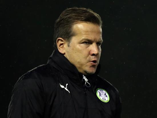 Mark Cooper will relax only when Forest Green are safe from relegation