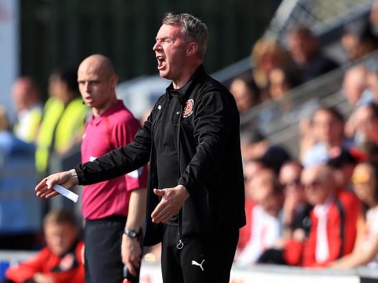 John Sheridan pleased to bow out on a high as Fleetwood beat Walsall