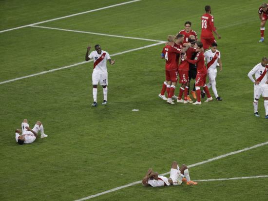Denmark boss Hareide hails acrobatic Schmeichel after beating Peru