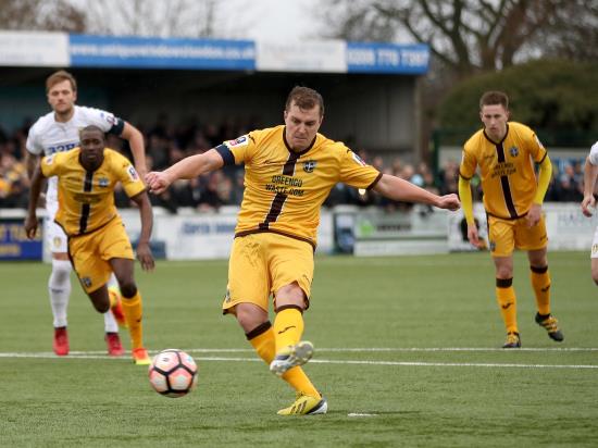 Jamie Collins on target as Sutton see off Eastleigh