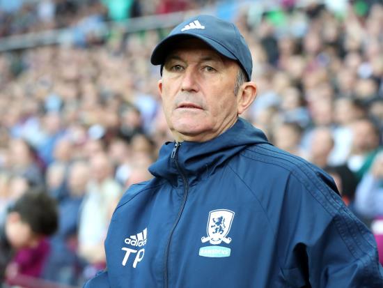 Tony Pulis set to ring changes for Middlesbrough against Notts County