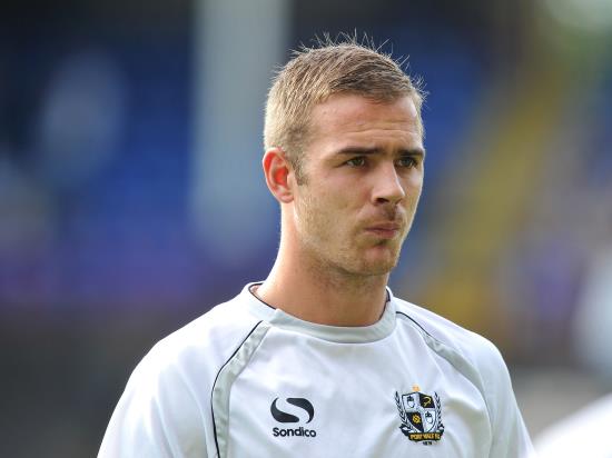 Port Vale captain Tom Pope could miss Lincoln clash