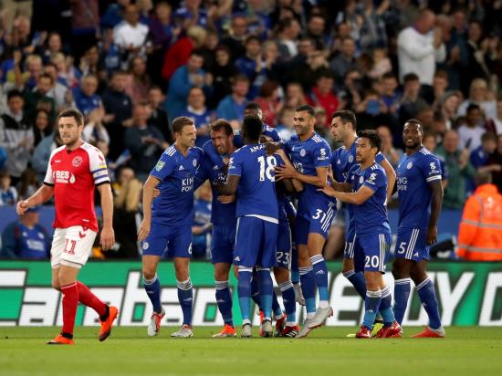 Leicester cruise to Carabao Cup win over Fleetwood