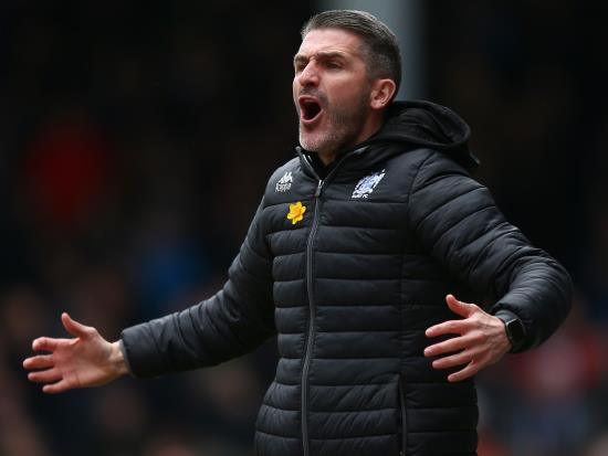 Ryan Lowe back in the Bury dugout for Grimsby clash
