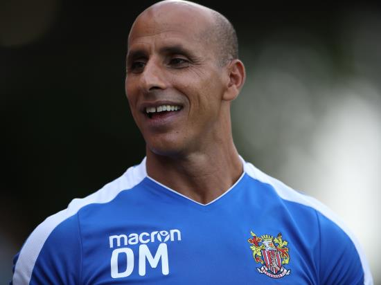 Dino Maamria gets the reaction he wanted from Stevenage
