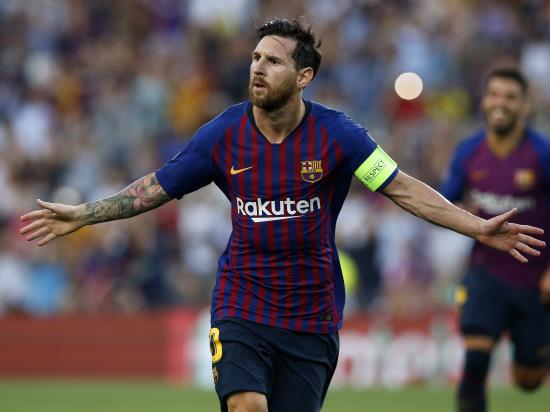 Barcelona 4-0 PSV Eindhoven: Lionel Messi treble gets Barca off to Champions League flyer