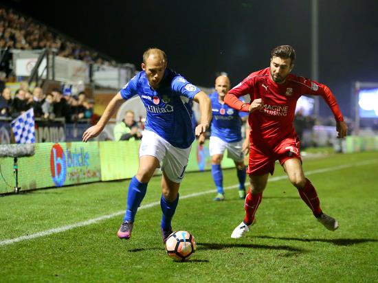 Michael Doughty faces late fitness test as Swindon host Oldham