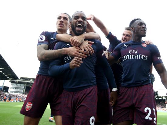High five for Arsenal as Gunners thump Fulham to extend winning streak
