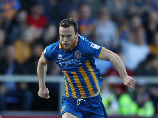 Shaun Whalley set to miss out for Shrewsbury