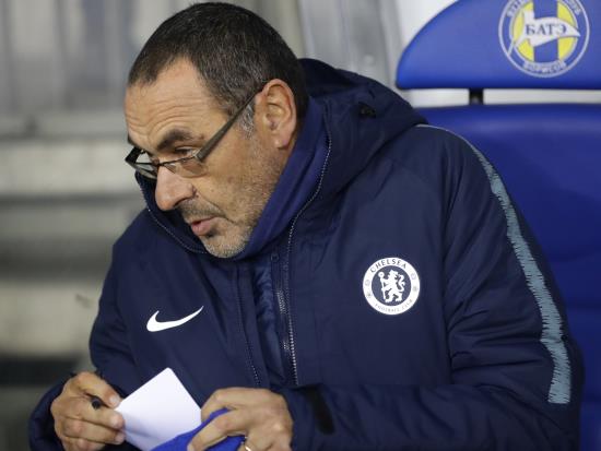 Maurizio Sarri says result is all that mattered for Chelsea in Belarus