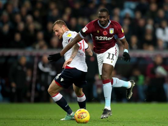 Villa set to be without Adomah for Forest visit