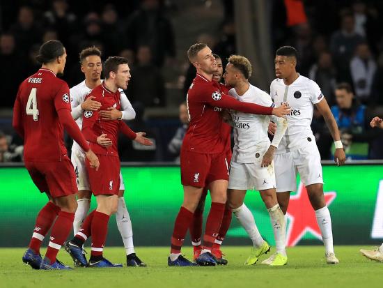 Liverpool’s Champions League campaign under threat after defeat to PSG