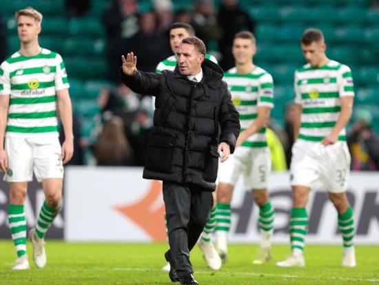 Rodgers lauds players as Celtic progress in Europa League despite defeat