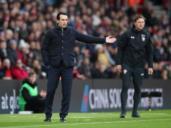 Emery: Slip-ups mean Arsenal risk losing race for Europe