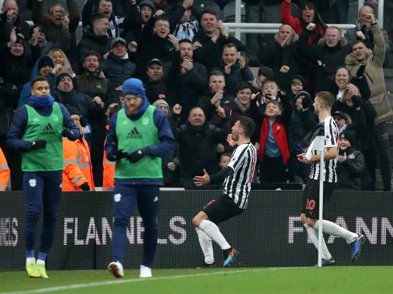 Newcastle cruise past Cardiff thanks to Fabian Schar double