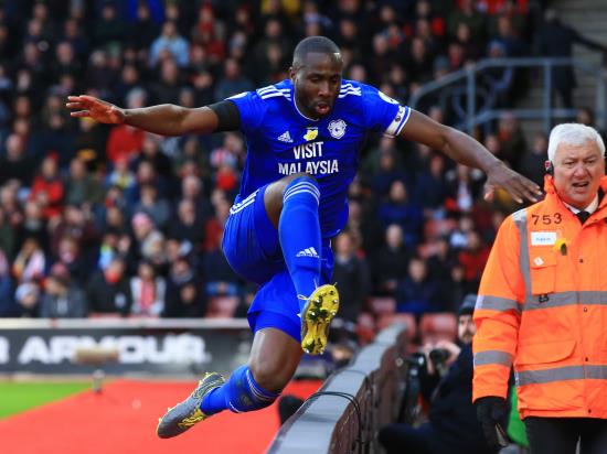 Kenneth Zohore fires Cardiff to victory on emotional day in Southampton