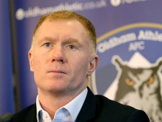 Scholes straight into action with home test against Yeovil