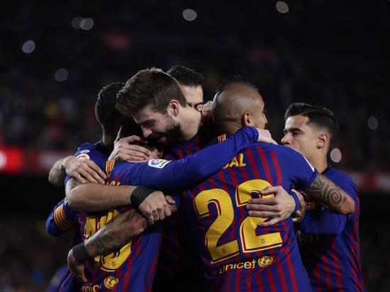 Lionel Messi on target as Barcelona restore seven-point lead in LaLiga