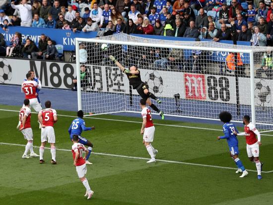 Arsenal’s top-four hopes suffer another huge blow after defeat at Leicester