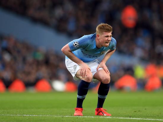 Manchester City vs Leicester City - De Bruyne misses City’s match against Leicester