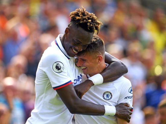 Abraham double earns Lampard first win as Chelsea boss