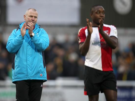 Woking remain in National League play-off picture after holding on at Maidenhead