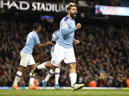 Aguero on target as Manchester City bounce back with win over Sheffield United