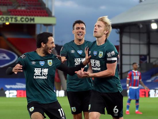 Ben Mee marks landmark Burnley appearance with winner against Crystal Palace