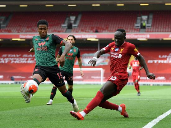 Sadio Mane reaches Anfield milestone as lacklustre Liverpool see off Aston Villa