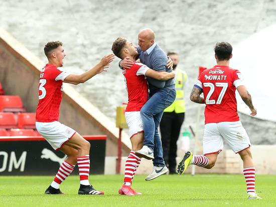 Patrick Schmidt snatches stoppage-time winner for Barnsley