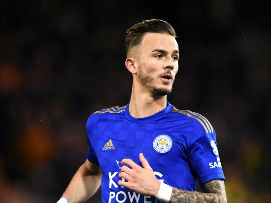 James Maddison and Ben Chilwell out of Leicester’s clash with Manchester United