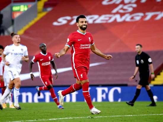 Mohamed Salah nets hat-trick as Liverpool edge out Leeds in Anfield thriller