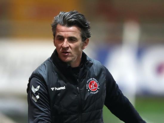 Joey Barton hails Fleetwood’s battling qualities after draw with Sunderland