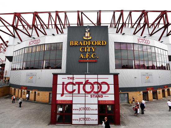 Bradford’s clash with Crawley called off due to bad weather