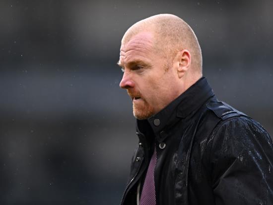 Burnley boss Sean Dyche without several first-team players for Leicester clash